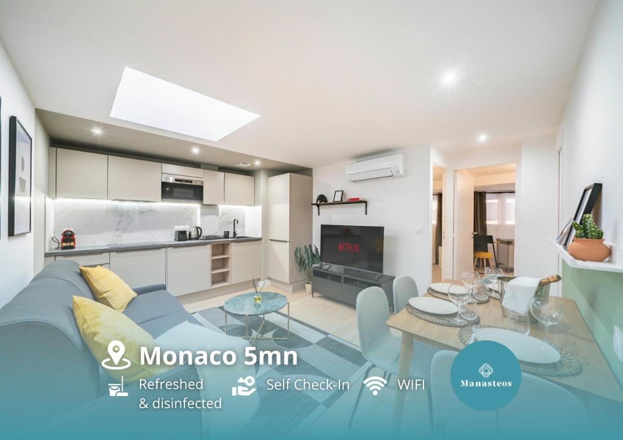 5Mn A Pied Monaco - Hypercentre - Aq Beausoleil Exterior foto